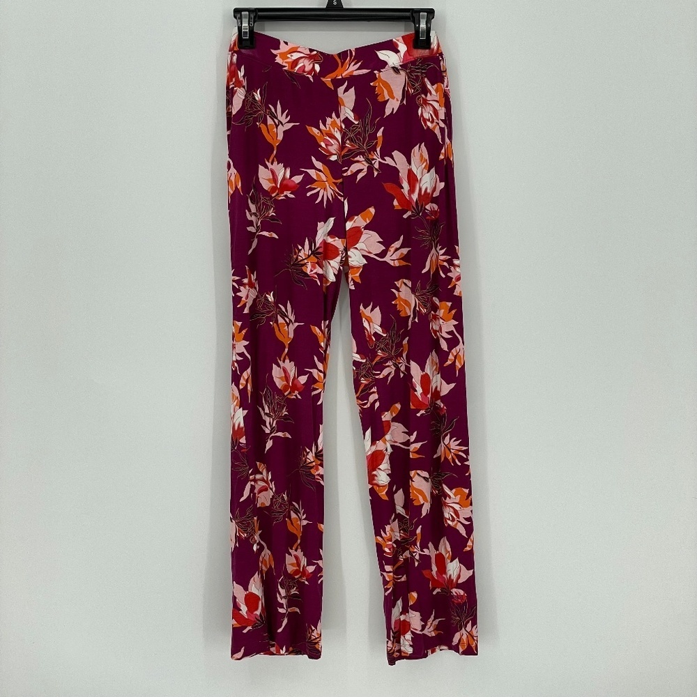 SESOIRE Floral-Print Woven Pajama Bottoms